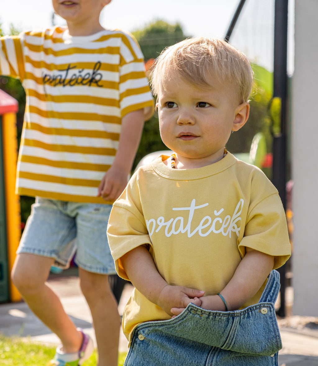 Tričko dětské pruhované Sprateček